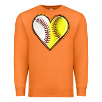 Carrot baseball and softball heart Premium Sweatshirt - texasbilliewilder