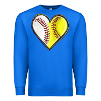 True Royal baseball and softball heart Premium Sweatshirt - texasbilliewilder