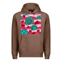 Chestnut valentines day turquoise gemstone  and hearts Premium Hoodie - BundleAndBundleShop