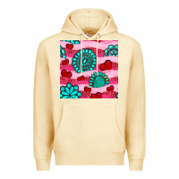 Pina Colada valentines day turquoise gemstone  and hearts Premium Hoodie - BundleAndBundleShop