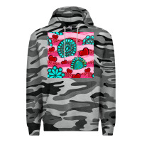 Slate Camo valentines day turquoise gemstone  and hearts Premium Hoodie - BundleAndBundleShop