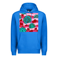 True Royal valentines day turquoise gemstone  and hearts Premium Hoodie - BundleAndBundleShop
