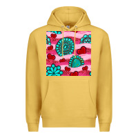Antique Gold valentines day turquoise gemstone  and hearts Premium Hoodie - BundleAndBundleShop