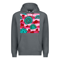 Rock valentines day turquoise gemstone  and hearts Premium Hoodie - BundleAndBundleShop