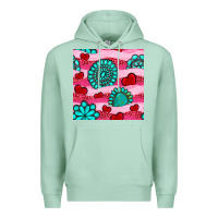 Seafoam valentines day turquoise gemstone  and hearts Premium Hoodie - BundleAndBundleShop