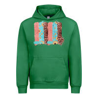 Emerald Sunflower Leopard Jute Pattern Brushstrokes Urban Hoodie - Bettercallsaul