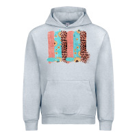 Heather Grey Sunflower Leopard Jute Pattern Brushstrokes Urban Hoodie - Bettercallsaul