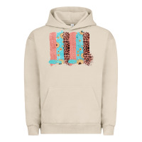 Pigment French Oak Sunflower Leopard Jute Pattern Brushstrokes Urban Hoodie - Bettercallsaul