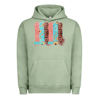 Pigment Oil Green Sunflower Leopard Jute Pattern Brushstrokes Urban Hoodie - Bettercallsaul