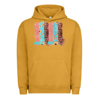 Pigment Peanut Butter Sunflower Leopard Jute Pattern Brushstrokes Urban Hoodie - Bettercallsaul