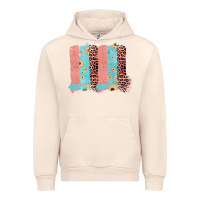 Sandshell Sunflower Leopard Jute Pattern Brushstrokes Urban Hoodie - Bettercallsaul
