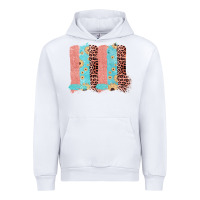 White Sunflower Leopard Jute Pattern Brushstrokes Urban Hoodie - Bettercallsaul