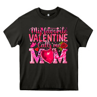 Asphalt My Favorite Valentine Calls Me Heavy Core Tee - CowhideDigitalArt