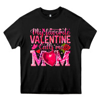 Black My Favorite Valentine Calls Me Heavy Core Tee - CowhideDigitalArt
