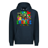 Navy embrace difference Premium Hoodie - AdoDesignShop