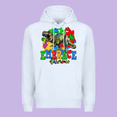 Embrace Difference Premium Hoodie Designed By Adodesignshop