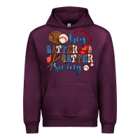 Mauve Wine hey batter batter swing Urban Hoodie - AdoDesignShop