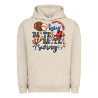 Pigment French Oak hey batter batter swing Urban Hoodie - AdoDesignShop
