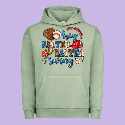 Hey Batter Batter Swing Urban Hoodie Designed By Adodesignshop