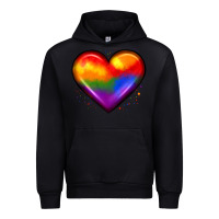 Black pride heart Urban Hoodie - JahusDesignShop