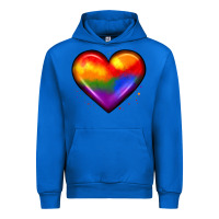 Cobalt pride heart Urban Hoodie - JahusDesignShop