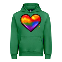 Emerald pride heart Urban Hoodie - JahusDesignShop