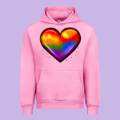 Pride Heart Urban Hoodie Designed By Jahusdesignshop