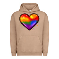 Pigment Burro pride heart Urban Hoodie - JahusDesignShop