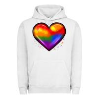 Pigment Lunar Rock pride heart Urban Hoodie - JahusDesignShop