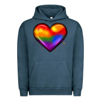 Pigment Midnight Navy pride heart Urban Hoodie - JahusDesignShop