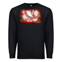 Black baseball background Premium Sweatshirt - texasbilliewilder
