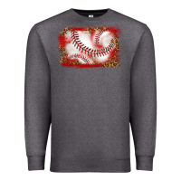 Charcoal Heather baseball background Premium Sweatshirt - texasbilliewilder
