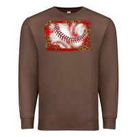 Chestnut baseball background Premium Sweatshirt - texasbilliewilder