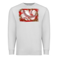 Dove Grey baseball background Premium Sweatshirt - texasbilliewilder