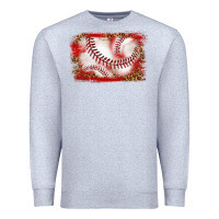 Heather Grey baseball background Premium Sweatshirt - texasbilliewilder