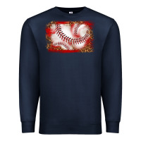 Navy baseball background Premium Sweatshirt - texasbilliewilder