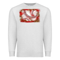 Oatmeal Heather baseball background Premium Sweatshirt - texasbilliewilder