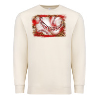Sandshell baseball background Premium Sweatshirt - texasbilliewilder