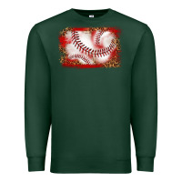 Sports Green baseball background Premium Sweatshirt - texasbilliewilder