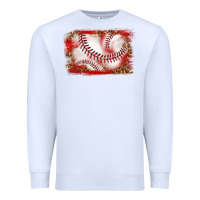 White baseball background Premium Sweatshirt - texasbilliewilder