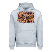 Heather Grey Old Western Leopard Frame Urban Hoodie - Bettercallsaul