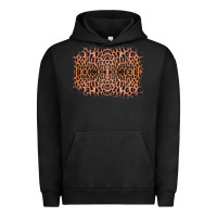 Pigment Black Old Western Leopard Frame Urban Hoodie - Bettercallsaul