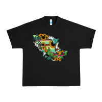 Black Mexico Map Urban Heavy Tee - RanaPortraitStore