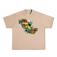 Burro Mexico Map Urban Heavy Tee - RanaPortraitStore