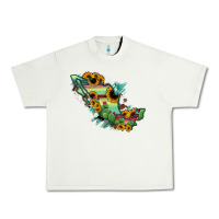 Pistachio Mexico Map Urban Heavy Tee - RanaPortraitStore