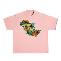 Salmon Mexico Map Urban Heavy Tee - RanaPortraitStore
