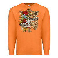 Carrot Kinda Emotionless Kinda Emotional Skeleton Premium Sweatshirt - RanaPortraitStore