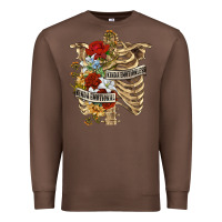 Chestnut Kinda Emotionless Kinda Emotional Skeleton Premium Sweatshirt - RanaPortraitStore