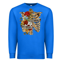 True Royal Kinda Emotionless Kinda Emotional Skeleton Premium Sweatshirt - RanaPortraitStore
