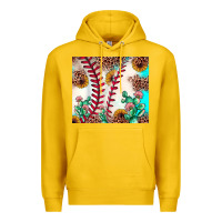 Lemon baseball leopard turquoise cactus sunflower Premium Hoodie - JahusDesignShop